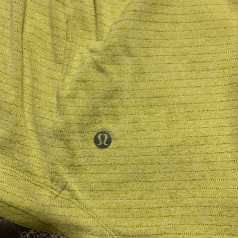 Lululemon Yellow Tee Shirt